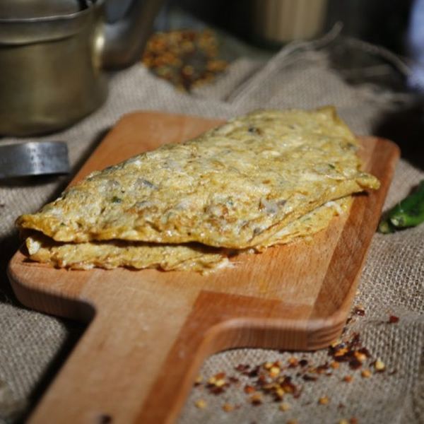 Mushroom Cheese Omlet